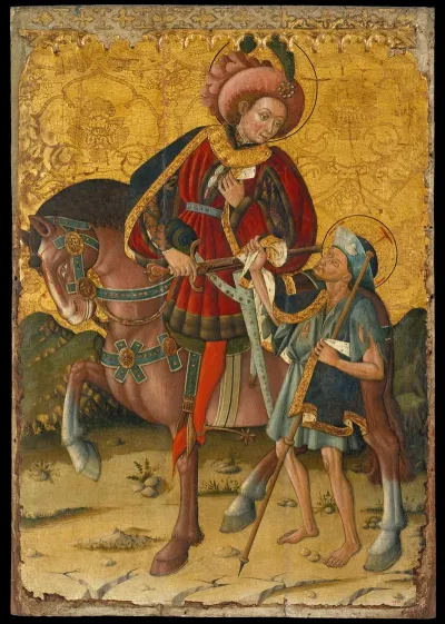 Saint Martin Sharing His Cloak