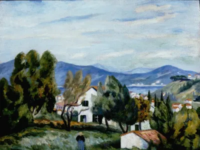 Saint Tropez Vu De La Maison De Vildrac