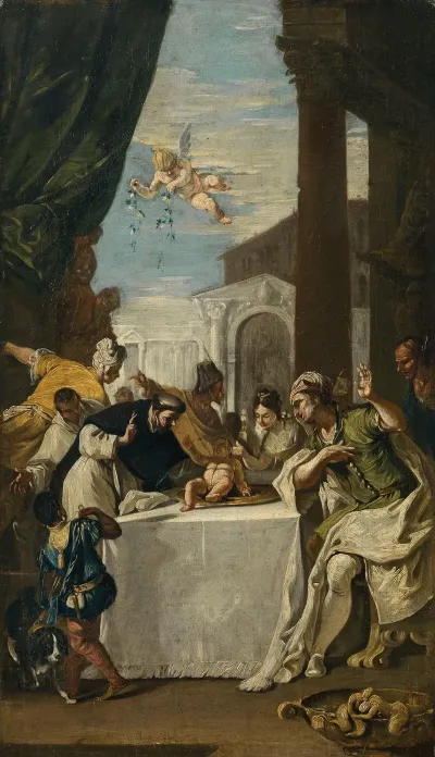 Saint Vincent Ferrer Raising A Child Back To Life