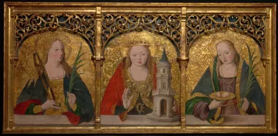 Saints Apollonia Barbara And Agatha