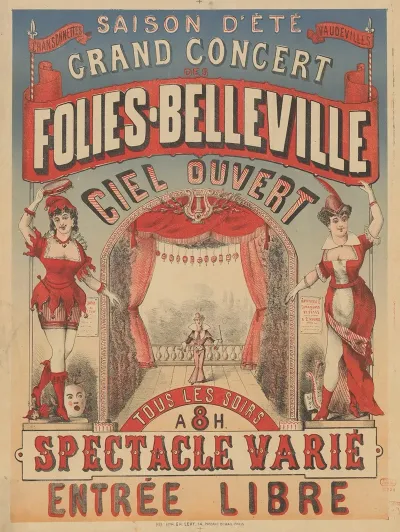 Saison Dete Grand Concert Des Folies Belleville Ciel Ouvert