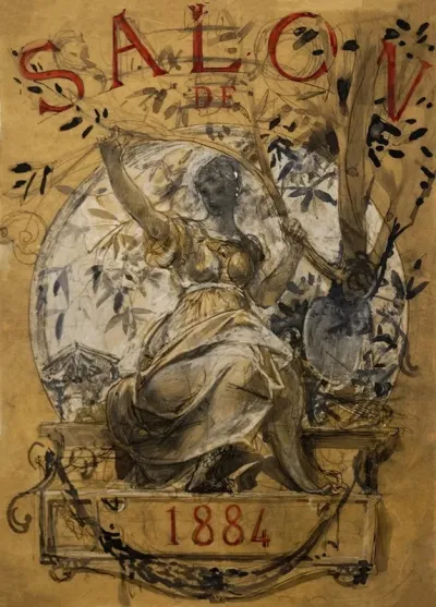 Salon De 1884 Projet De Couverture