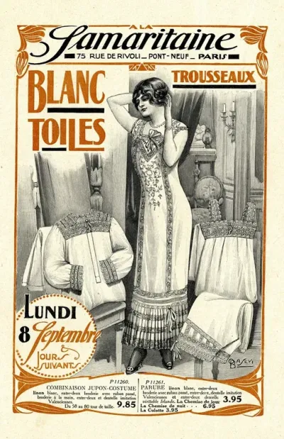 Samaritaine Blanc Toiles