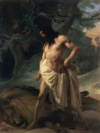 Samson And The Lion 2