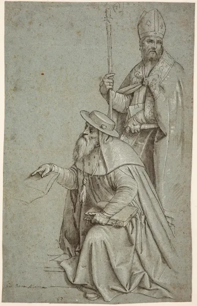 Sankt Hieronymus Og Sankt Augustin