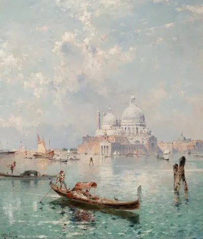 Santa Maria Della Salute From The Grand Canal