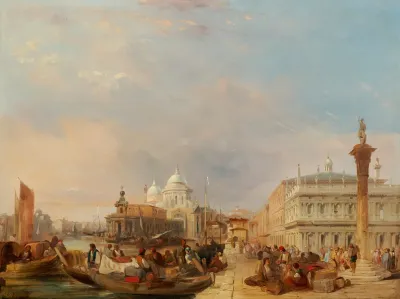 Santa Maria Della Salute Viewed From St Marks