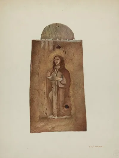 Santo De Retablo