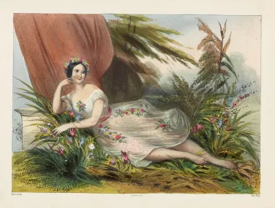 Scene Des Fleurs Mlle Taglioni