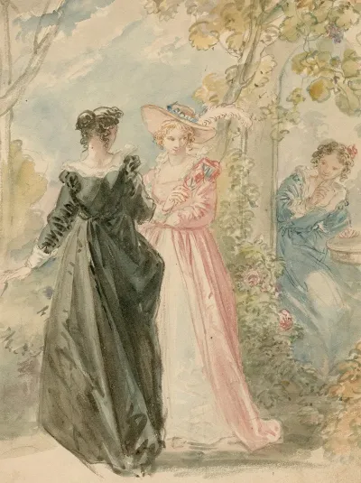 Scene From Much Ado About Nothing Act Iii Sc 1