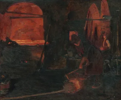 Scene From The Smithy