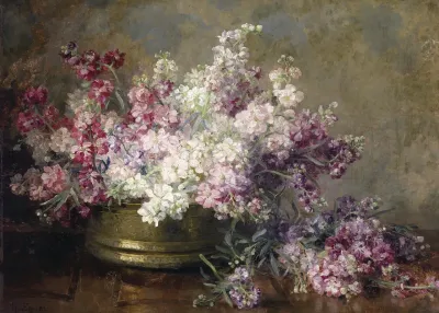 Schale Mit Blumen