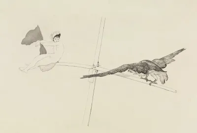 Schaukel Radierte Skizzen Opus I Blatt 5