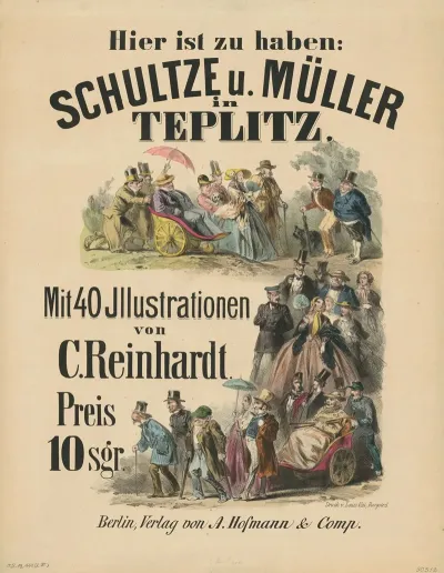 Schultze Und Muller In Teplitz Mit 40 Illustrationen Von C Reinhardt