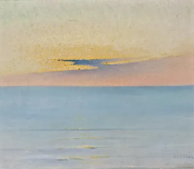 Sea In Sunset