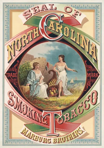 Seal Of North Carolina Tobacco Marburg Brothers