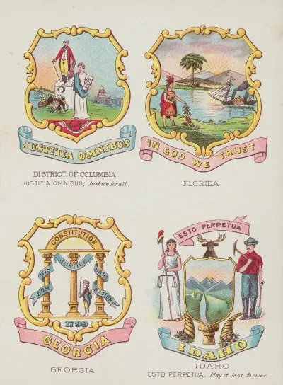 Seals And Coats Of Arms Of America Pl 04