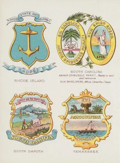 Seals And Coats Of Arms Of America Pl 11