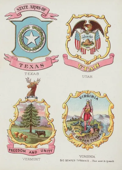 Seals And Coats Of Arms Of America Pl 12