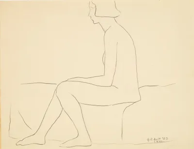 Seated Female Figure 6