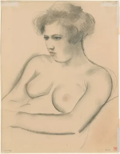 Seated Female Nude 2 2