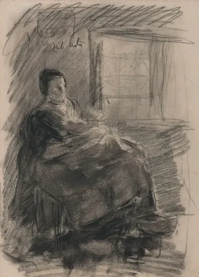 Seated Woman And Child