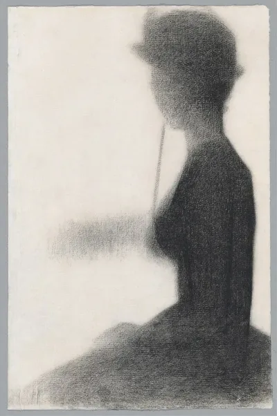 Seated Woman With A Parasol
