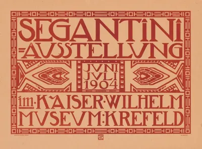 Segantini Ausstellung Im Kaiser Wilhelm Museum Krefeld