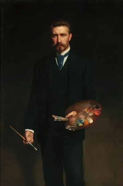 Self Portrait With Palette 10