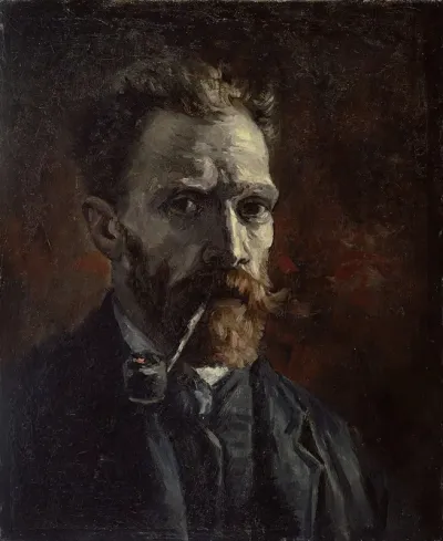 Self Portrait With Pipe