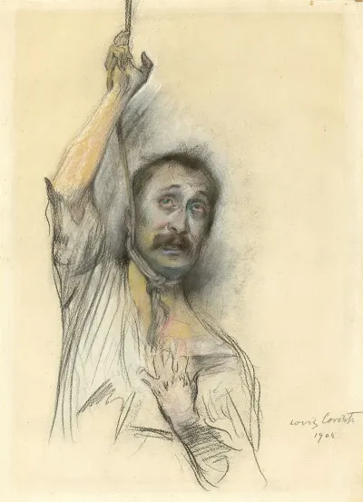 Self Portrait With Rope Around The Neck