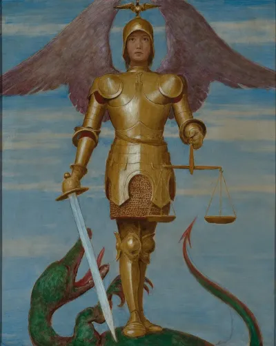 September St Michael Als Seelenwager