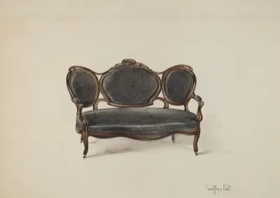 Settee Walnut