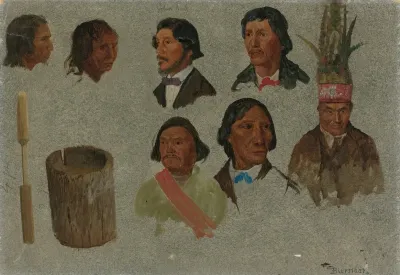 Seven Indian Portraits And One Primitive Utensil