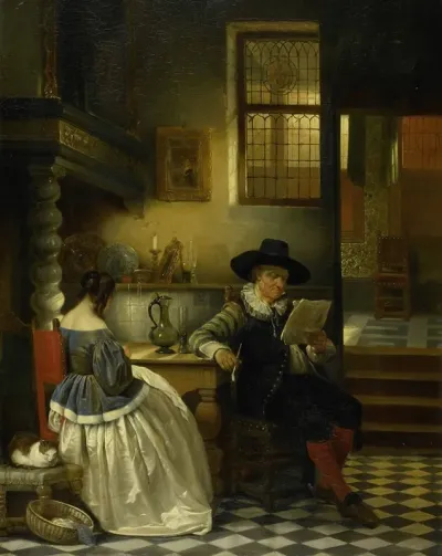 Seventeenth Century Interior 2