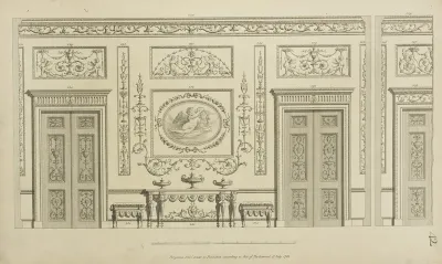 Several Design Of Doorways And Moldings