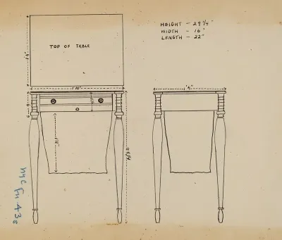 Sewing And Work Table