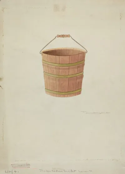Shaker Cedar Bucket