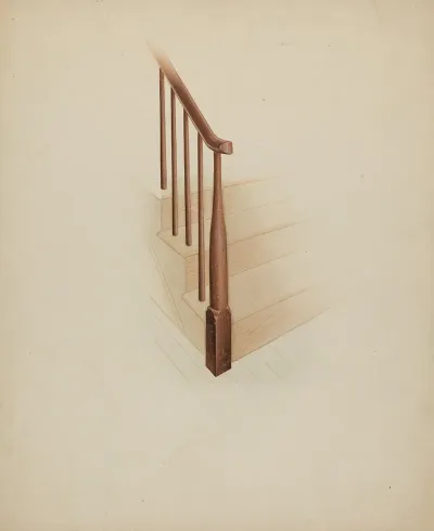 Shaker Newel Post 2