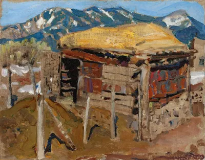 Shed In The Taos Mountains