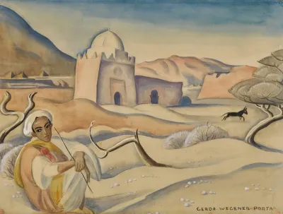 Shepherd In The Atlas Mountains