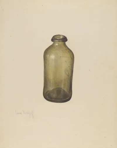 Shoe Blacking Bottle