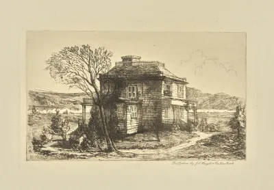 Side View Of Joshua Hett Smith House At Haverstraw New York