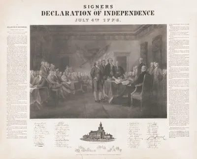 Signer Of Declaration Of Independence July 4th 1776