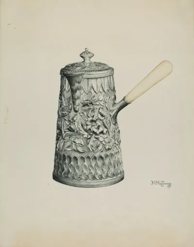 Silver Chocolate Pot 3
