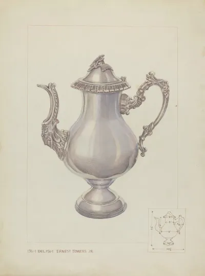 Silver Coffee Pot 4