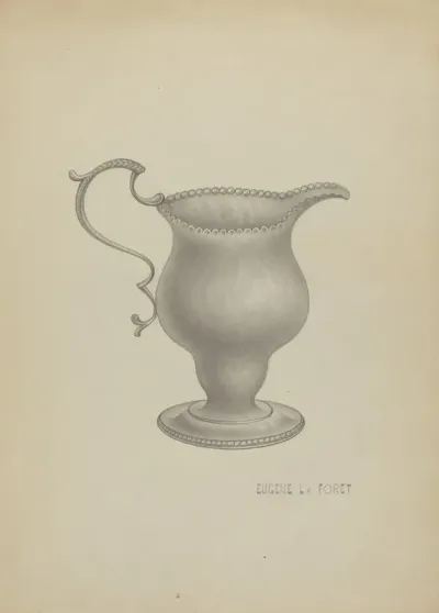 Silver Cream Pitcher