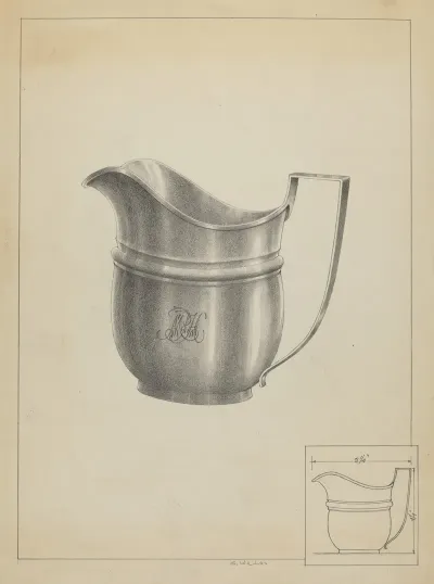 Silver Creamer 31