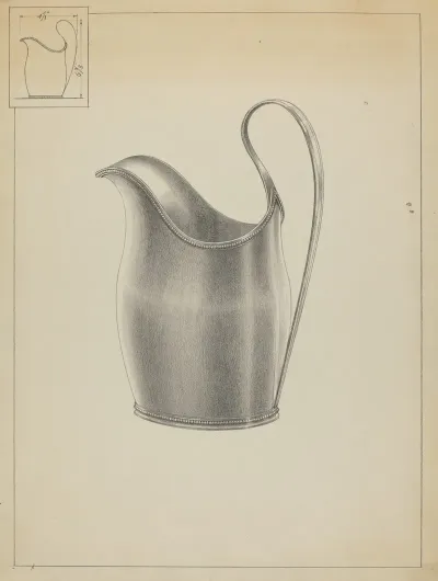 Silver Creamer 33