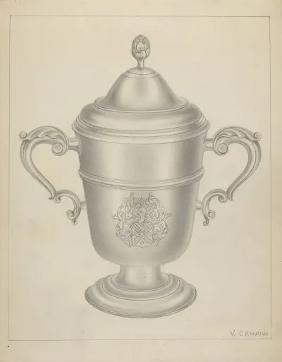 Silver Cup With Cover